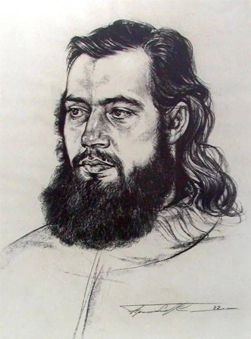 列宾美术学院教师克里沃诺斯素描欣赏