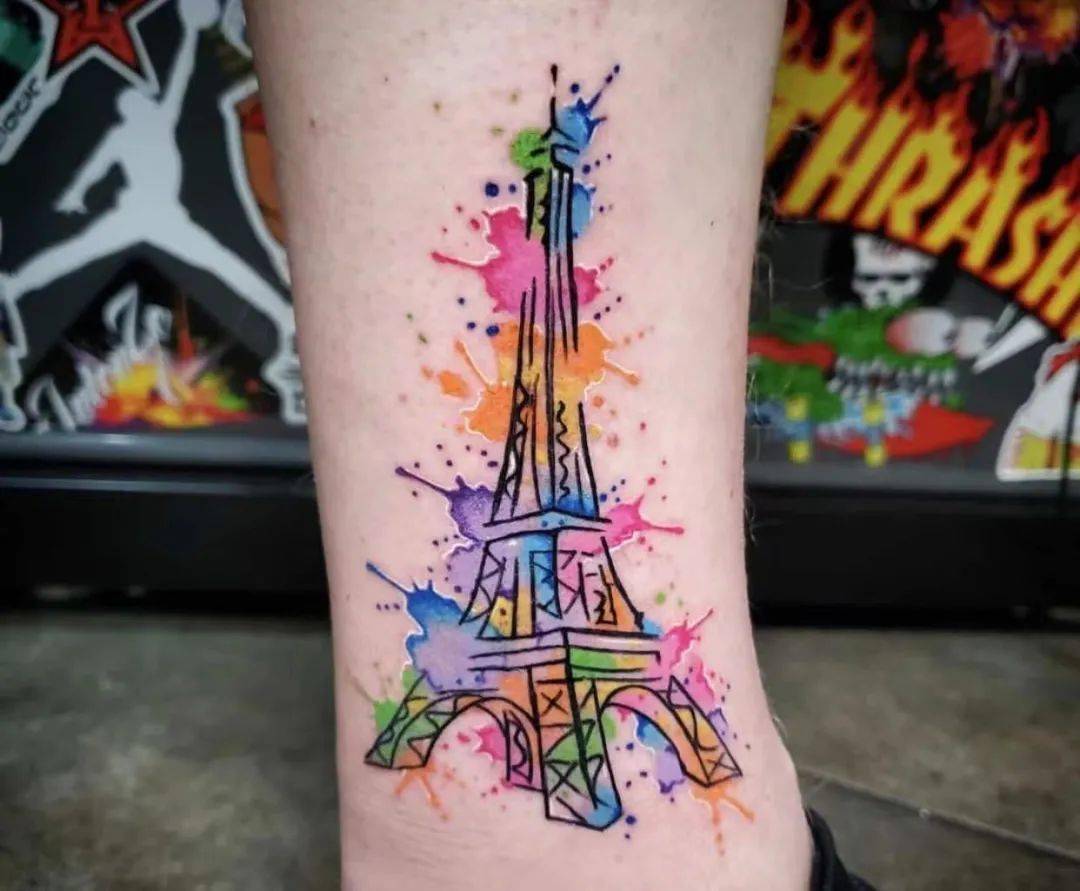 埃菲尔铁塔纹身