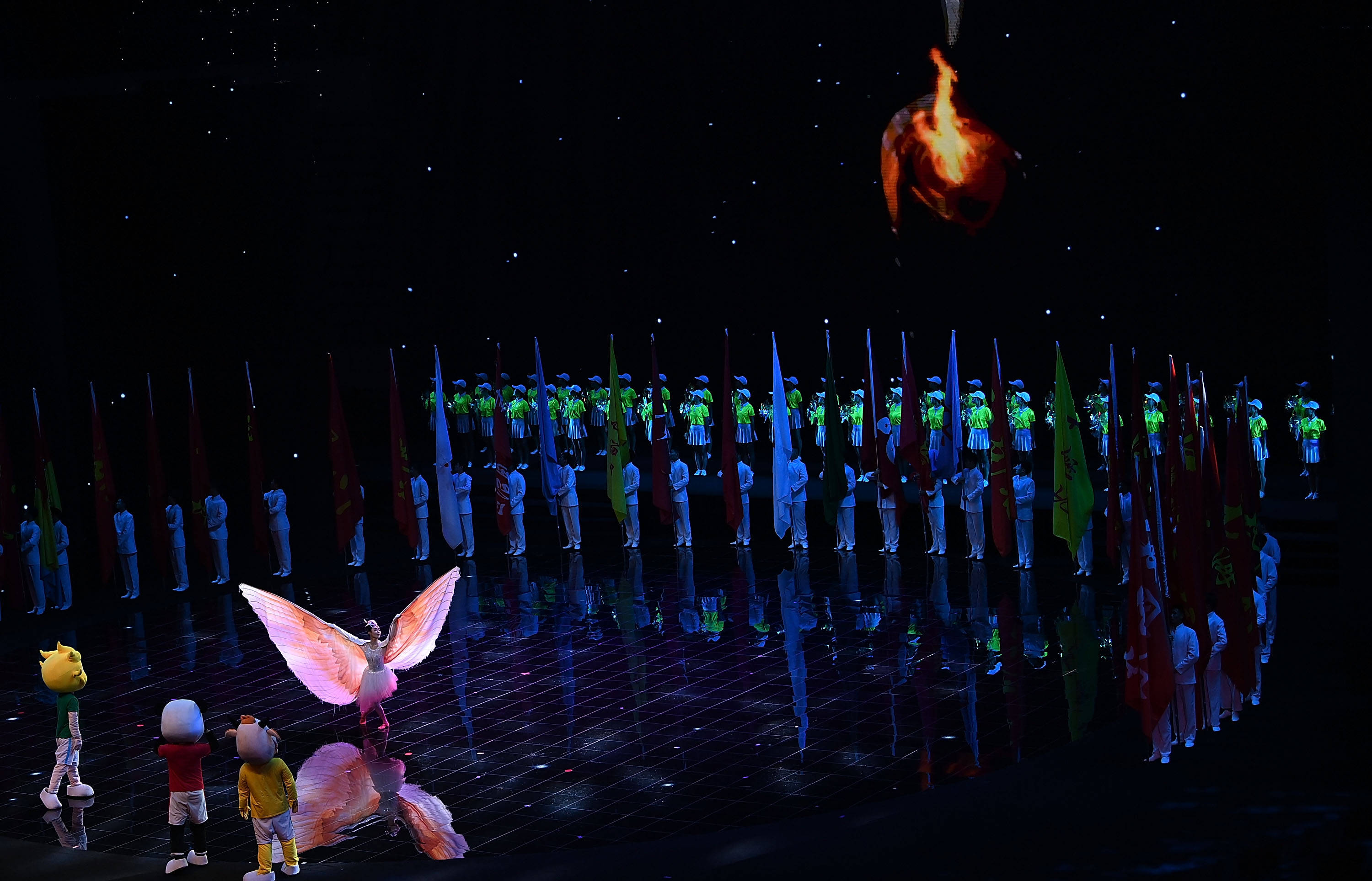 第十四届全运会闭幕式在西安举行