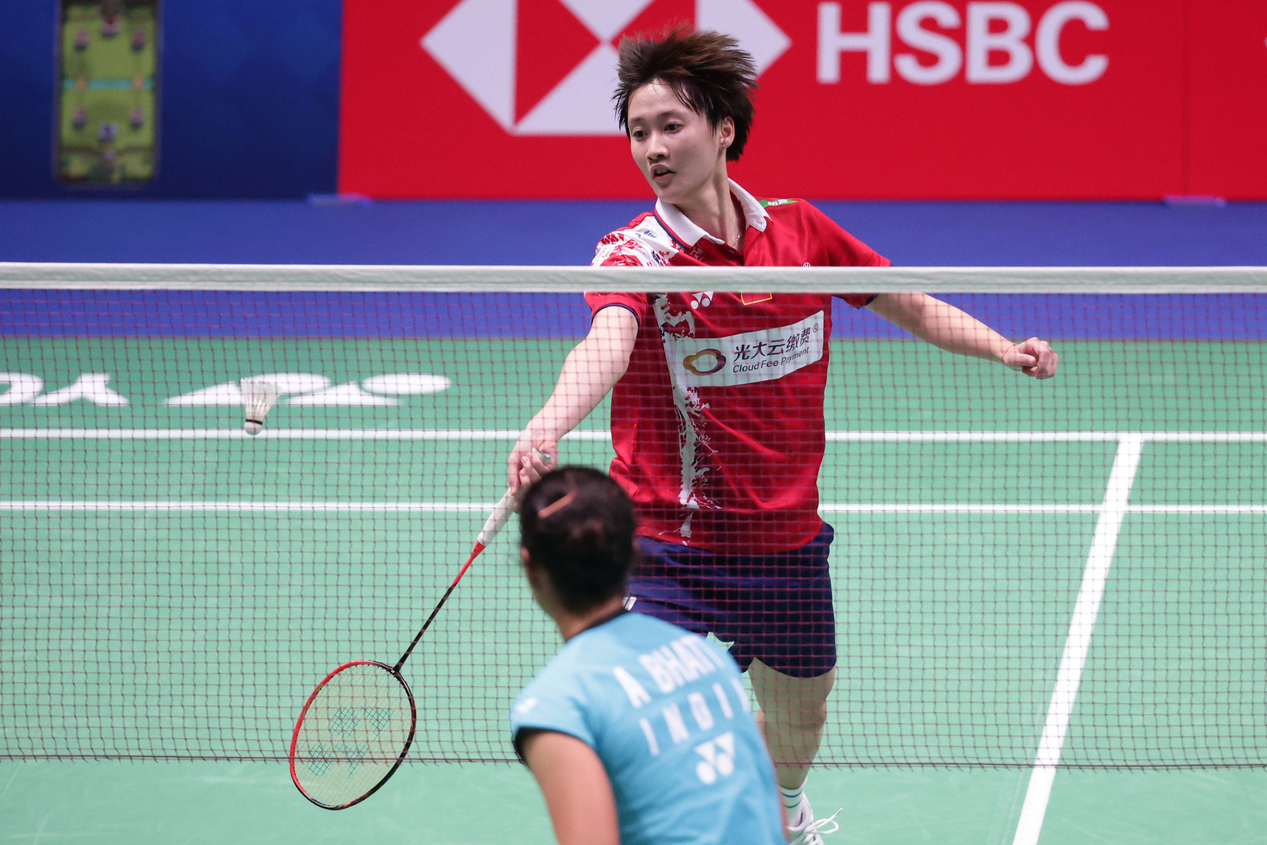 羽毛球苏迪曼杯中国队胜印度队