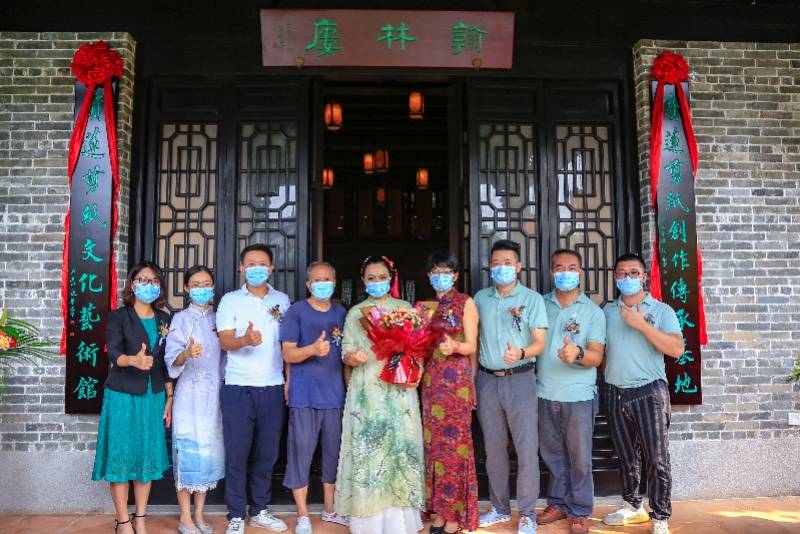 复活|非遗传承人饶宝莲复活失传之剪纸技艺走进岭南和园