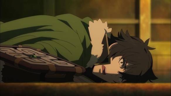 视频画面:极为平凡的御宅族大学生·岩谷尚文,受到在图书馆发现的一本