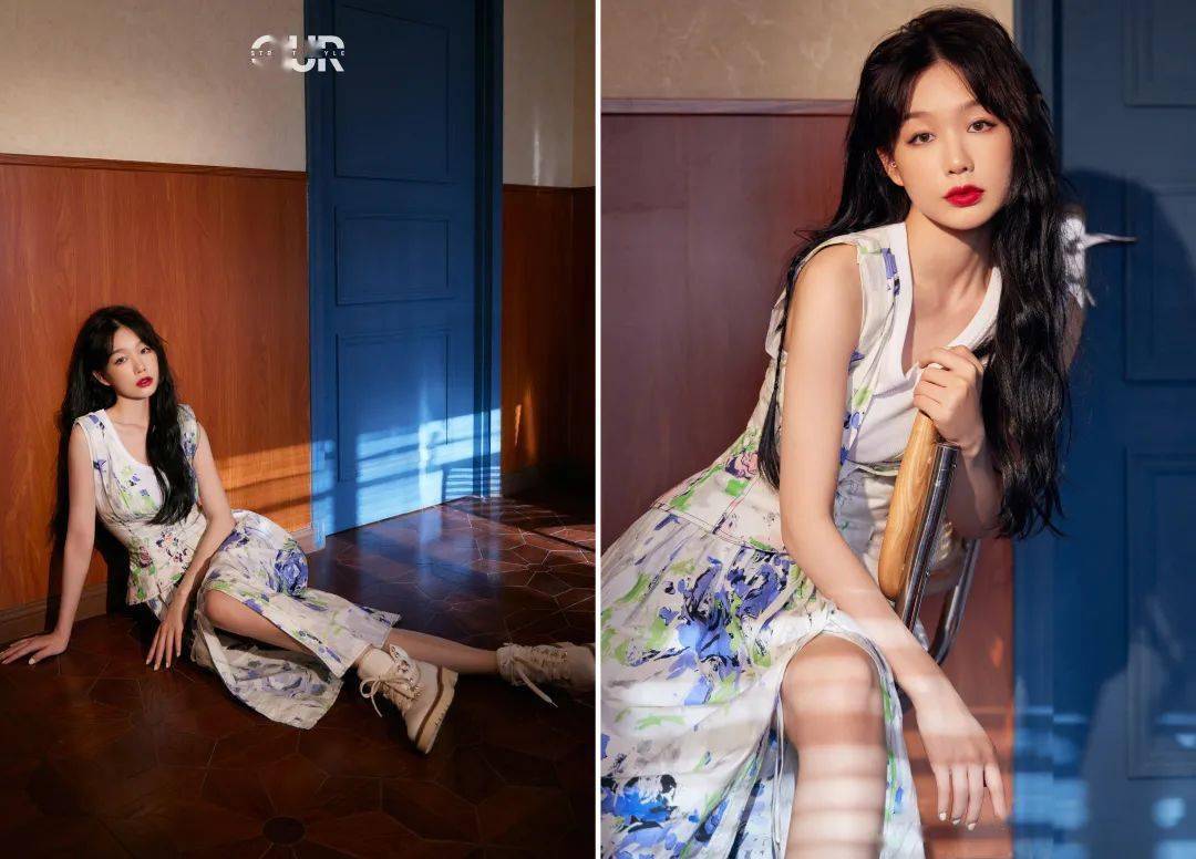 王佳文 落叶缤纷，和赵雅芝 张欣尧 徐梦洁 王紫璇 共同探寻深秋色彩