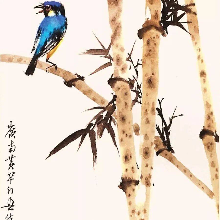 这三位画竹，美极了！_田世