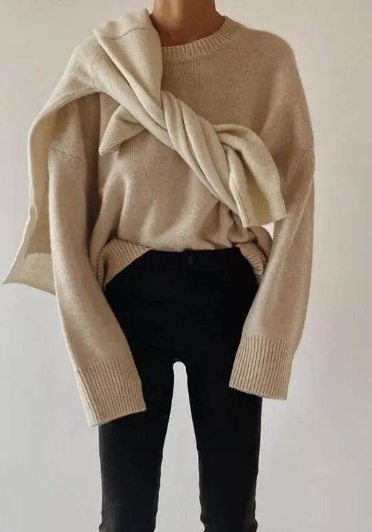 毛衣 秋冬最强穿搭指南就在这了！一件毛衣可以拯救你的衣橱