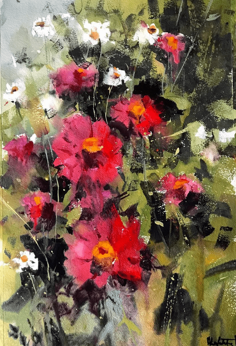 乌拉圭水彩画家alvarocastagnet作品欣赏生活碎片