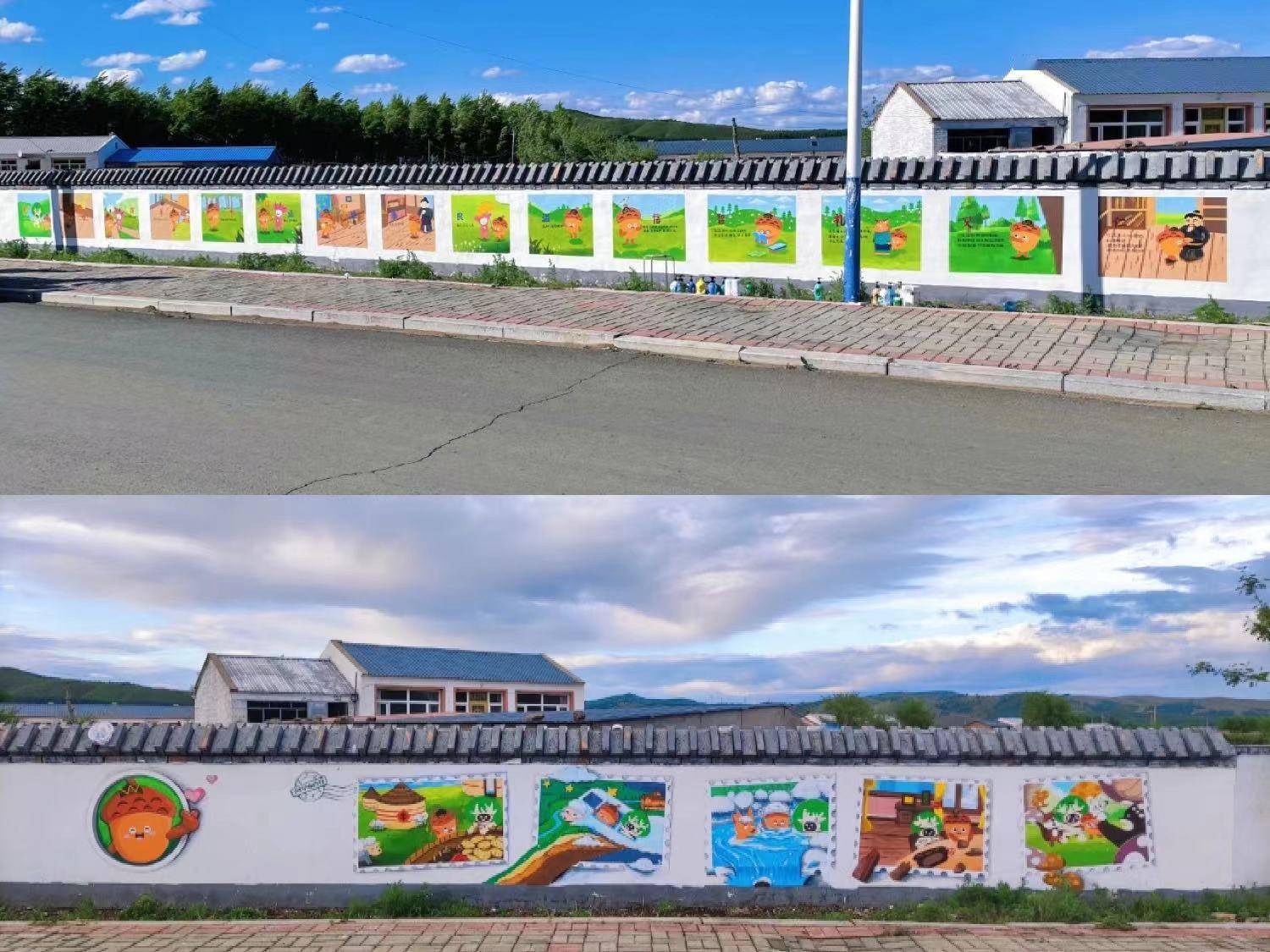 艺术 | “大画”西口村：一组彩绘墙递出的村庄名片