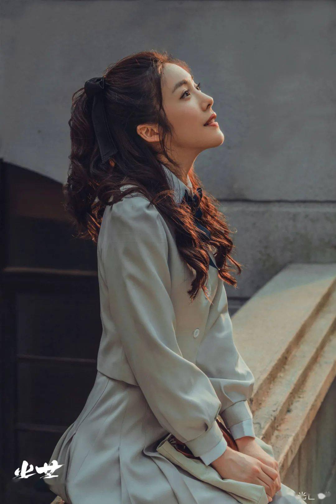 短发红唇的蔡文静民国造型也太绝了