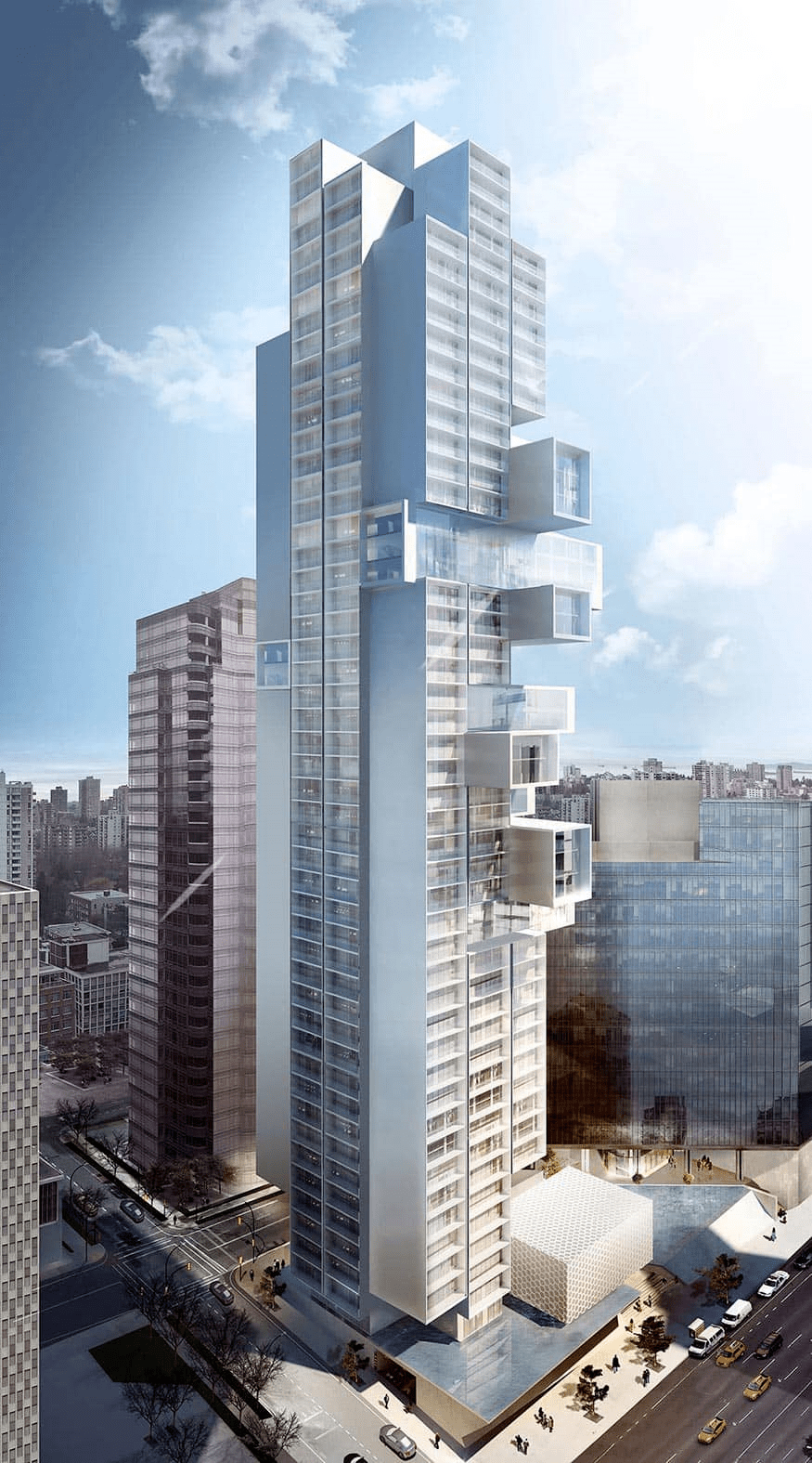 设计央视大楼的设计师,这次做出了悬挑的大平层!