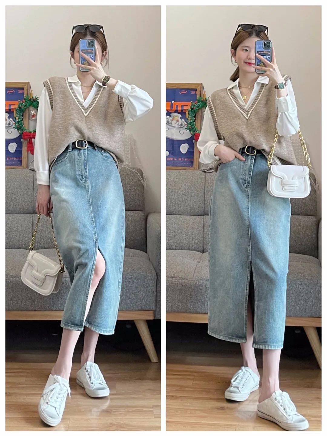 图片 “马甲+仙女裙”才是初秋王炸组合！这样穿太美了！