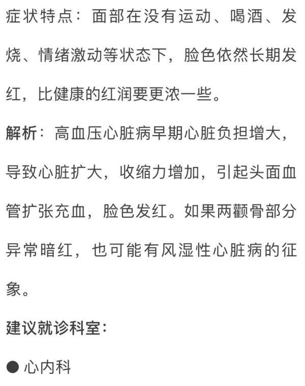 建议|脸上9个变化可能是病？一分钟教你对照自查