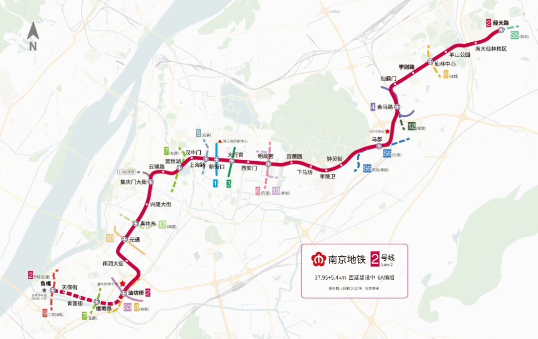 南京12條在建地鐵最新進展來了你期待的那條修到哪一步了