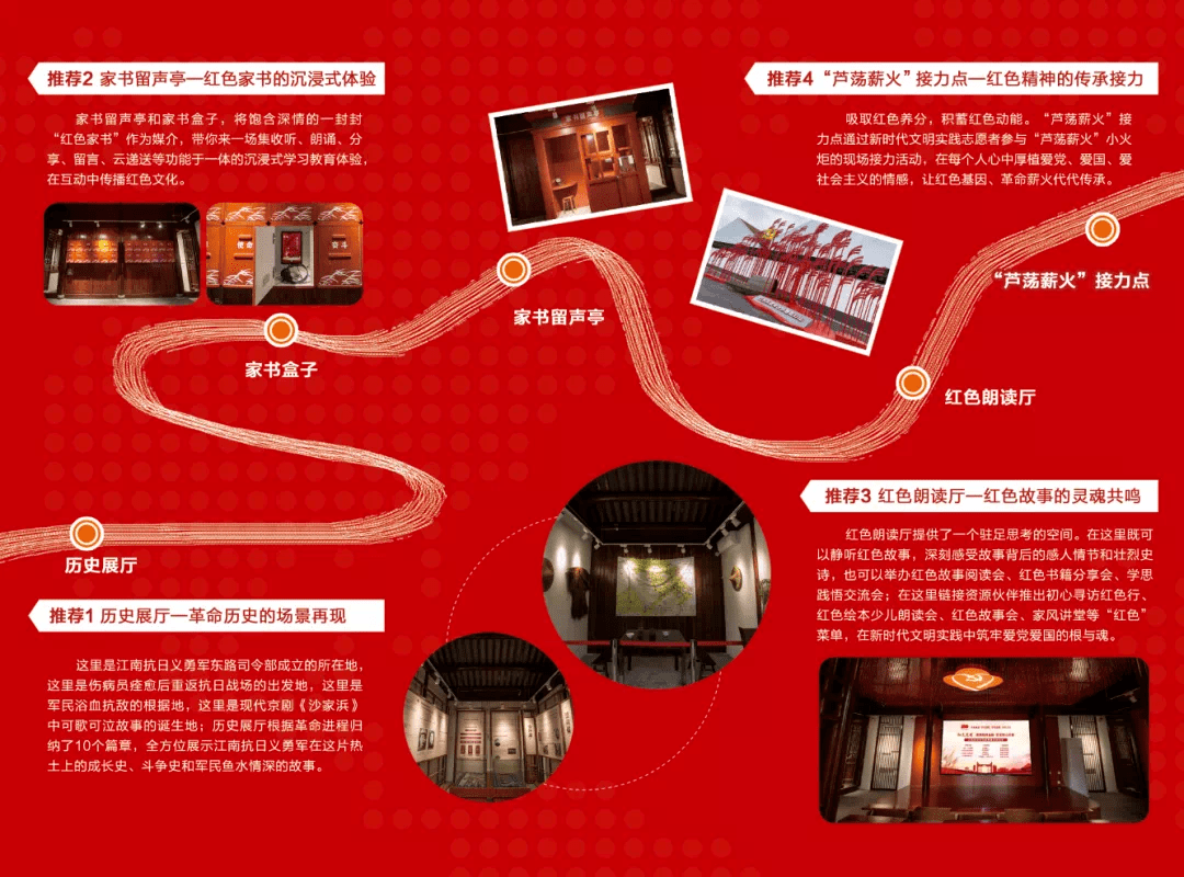 沙家浜镇也积极号召党员群众和广大青少年学生开展"红色寻访""原型