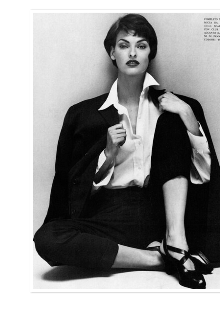 lindaevangelista美人迟暮不接受自己才是真的优雅