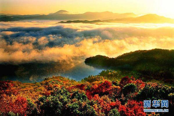 胜景|黑龙江凤凰山：山披五彩 云蒸霞蔚