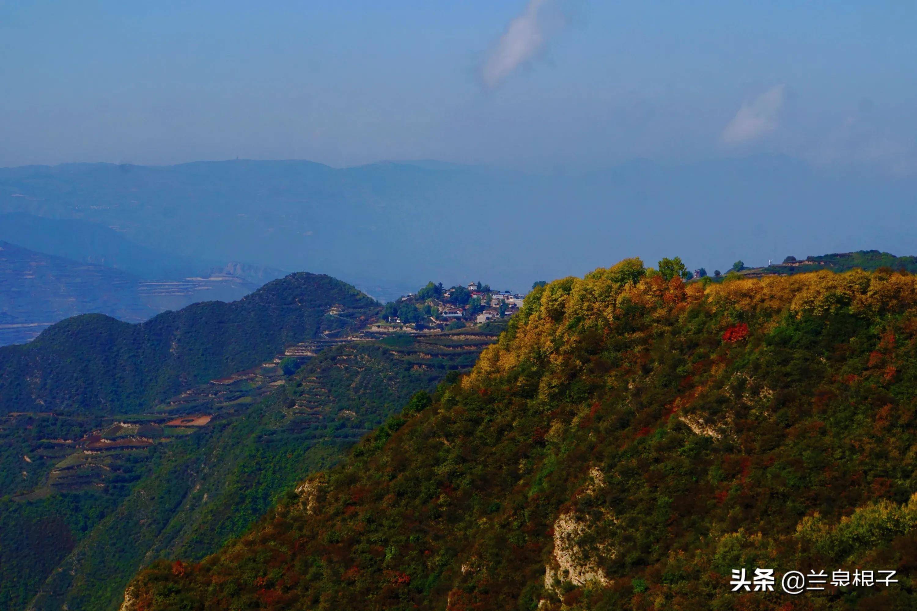 兰州石佛沟景区云顶山秋韵惹人醉
