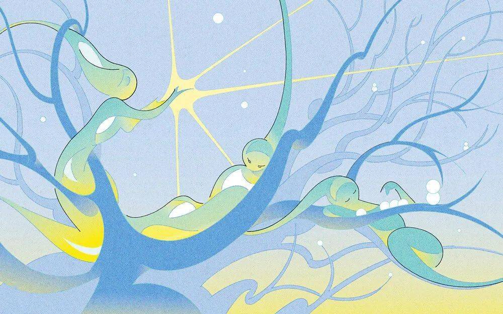 Genie 插画 | 未来主义也能唯美？空灵少女的梦幻世界