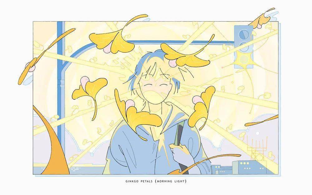 Genie 插画 | 未来主义也能唯美？空灵少女的梦幻世界