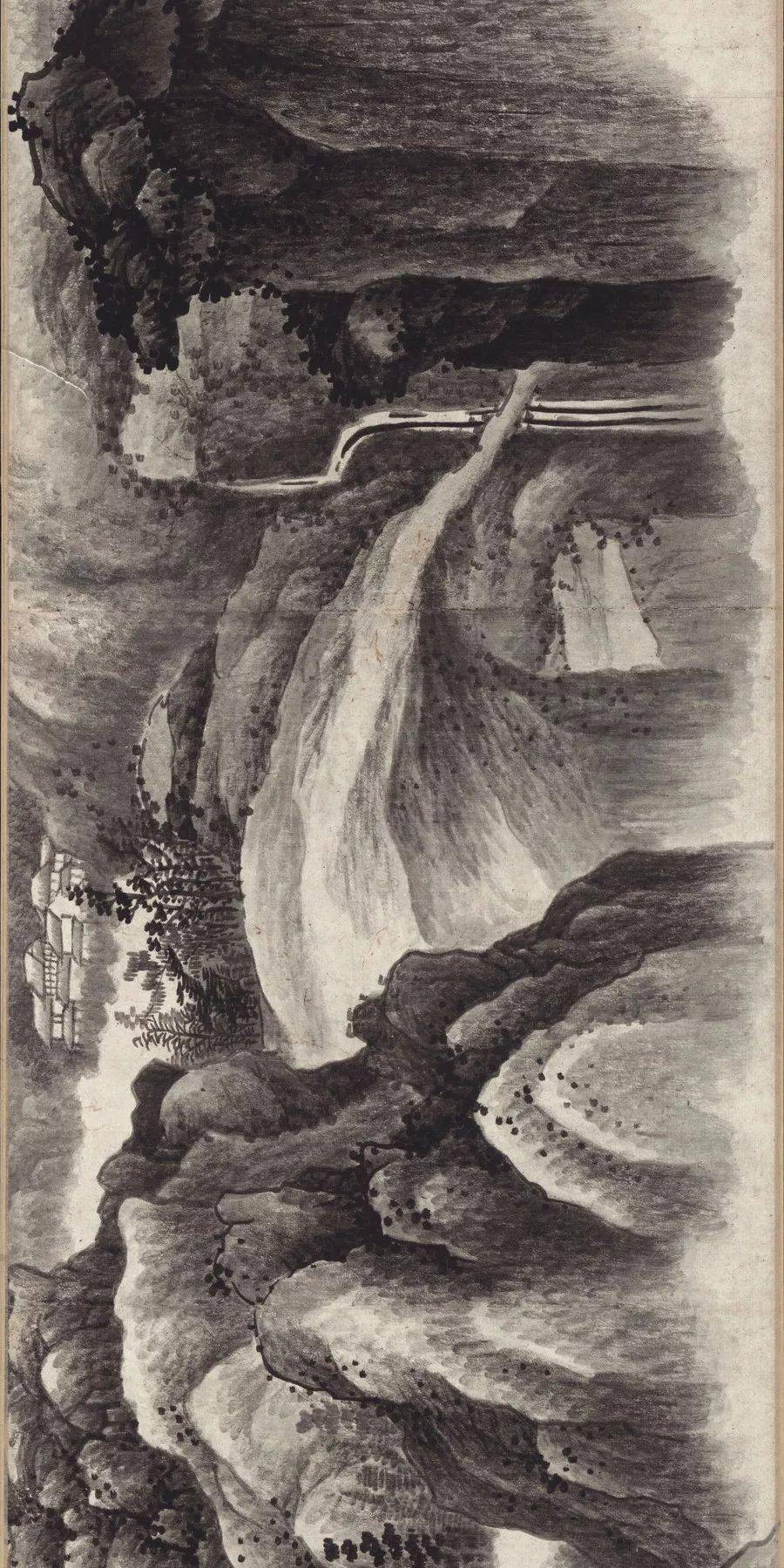 龚贤《千岩万壑图卷》,太精彩