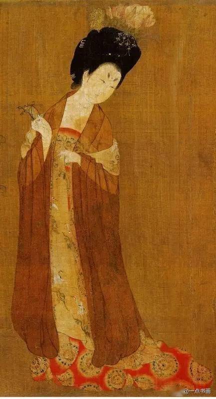 簪花仕女图》设色步骤分解_搜狐网