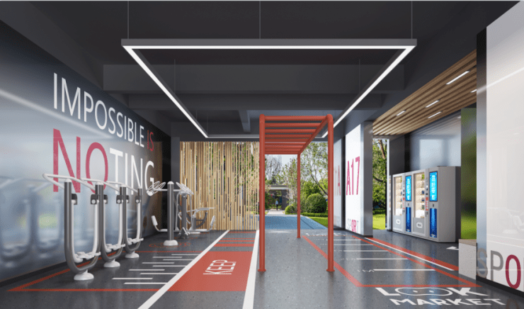 金辉辉逸云庭多功能架空层赋予社区邻里生活更多温情