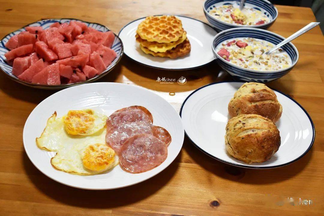 面包|两口子的6天早餐，换着花样做但都简单有营养，朋友：认真生活