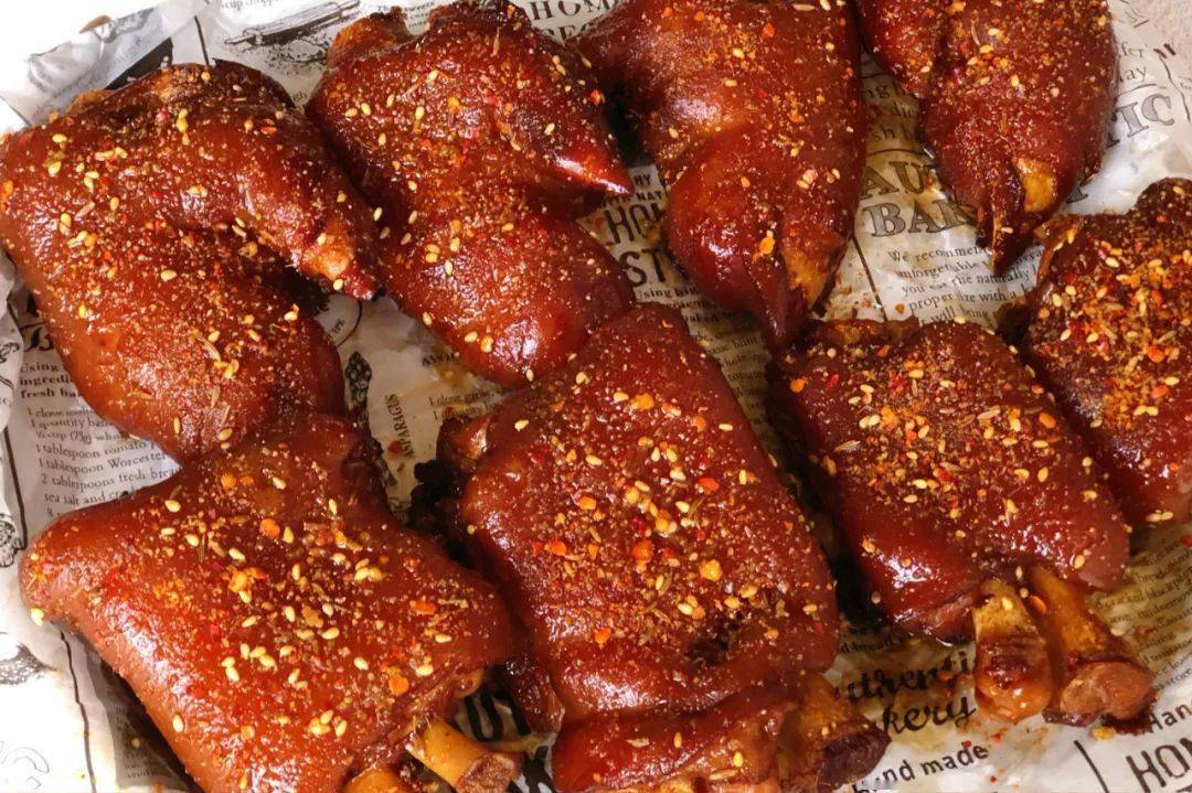 神仙烤猪蹄,外焦里嫩,q弹香糯,皮香肉糯,口水都要流出来了