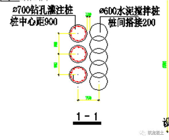 由圍護牆及支撐系統組成(懸臂式,內撐式,錨拉式) 圍護牆:排樁式(卓鬃