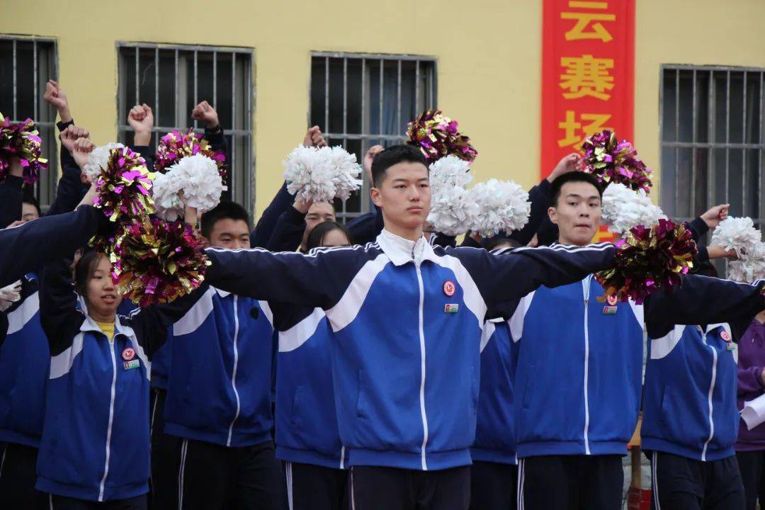 广饶一中艺体中心举行2021年秋季运动会