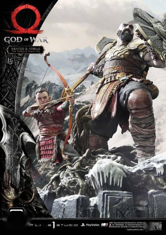 p1s《战神4》奎托斯 阿特柔斯1/4雕像 售价1499美元