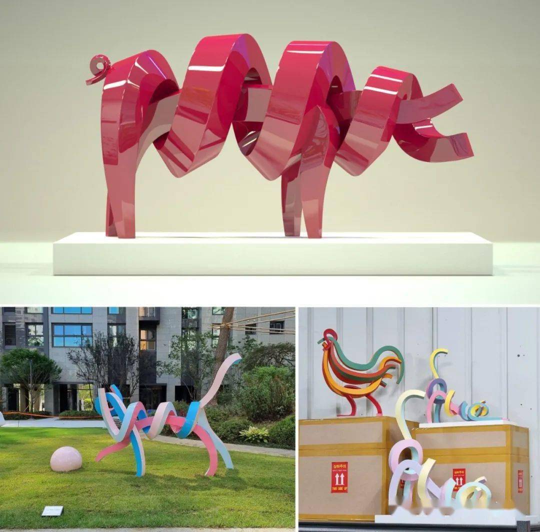 艺术鉴赏艺术家leesangsoo的线条创意雕塑