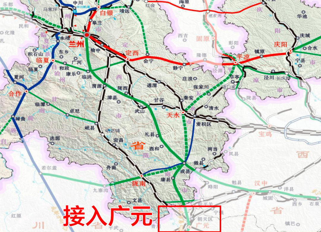 广元旺苍高铁动车规划图片