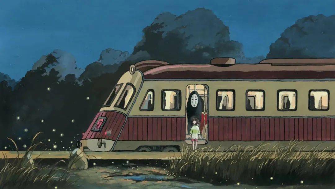 这是《龙猫》,可爱的草壁梅像是好奇宝宝,一草一木都可以看半天.