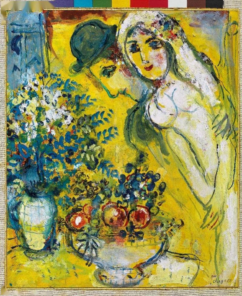 色彩|纯真、斑斓又诗意！在CBD遇见夏加尔和他的“漂浮的情侣”