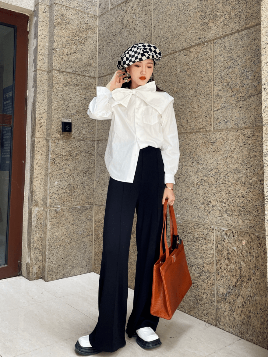 author 毛衣+半裙，衬衫+阔腿裤=2021王炸组合！这么穿活该你美！！