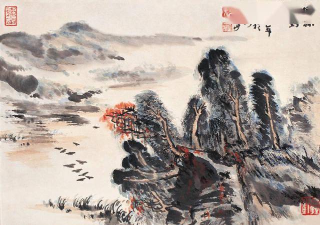 江上风帆：陆俨少山水集（60幅高清）_作品