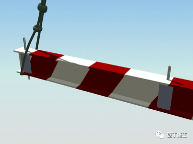 钢丝绳,钢拉杆不参与悬挑钢梁受力计算;钢丝绳与建筑结构拉结的吊环应