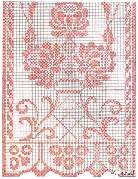 用方格花钩织的美衣附图解