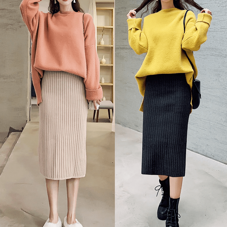 名媛 搭配神器！秋冬必入针织裙，保暖又显瘦，穿出优雅名媛气质，承包你的整个秋冬！