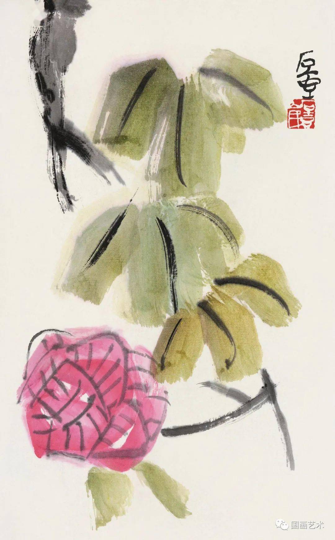 芙蓉翠鸟江寒汀 芙蓉小鸟方楚雄 芙蓉双犬张大千 芙蓉春色图娄师白