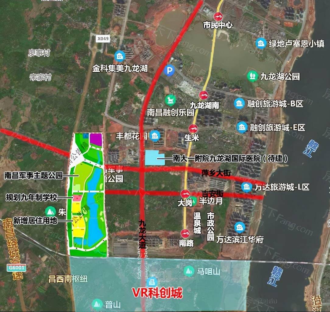 南京九龙湖规划总图图片