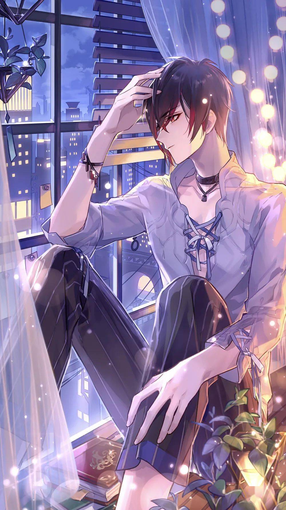 高质量男性壁纸赏析:《时空中的绘旅人》_动漫