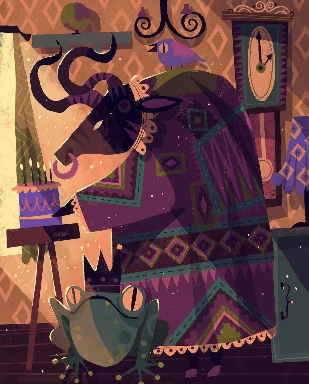 荞头插画分享第308期印度插画师chaayaprabhat