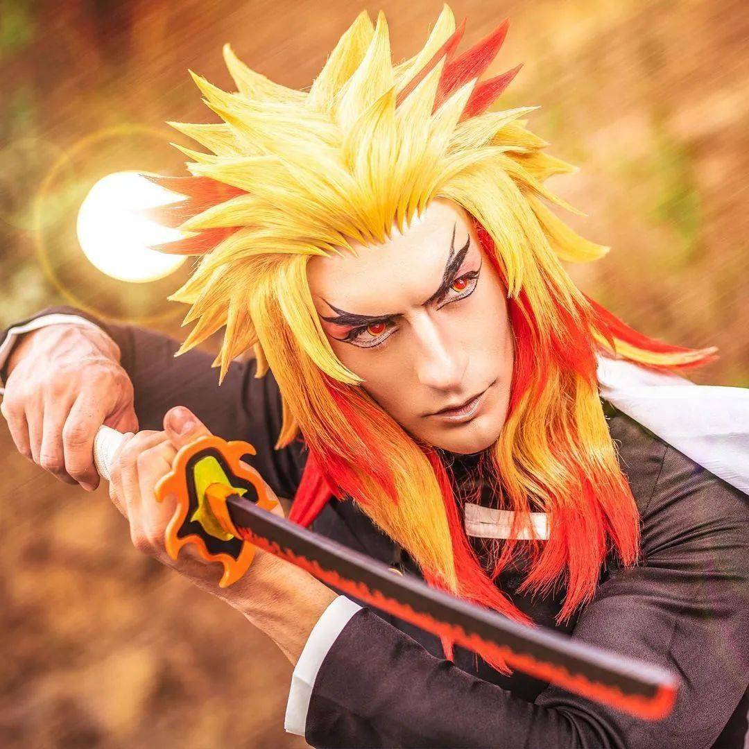 鬼灭之刃音柱炎柱cosplay