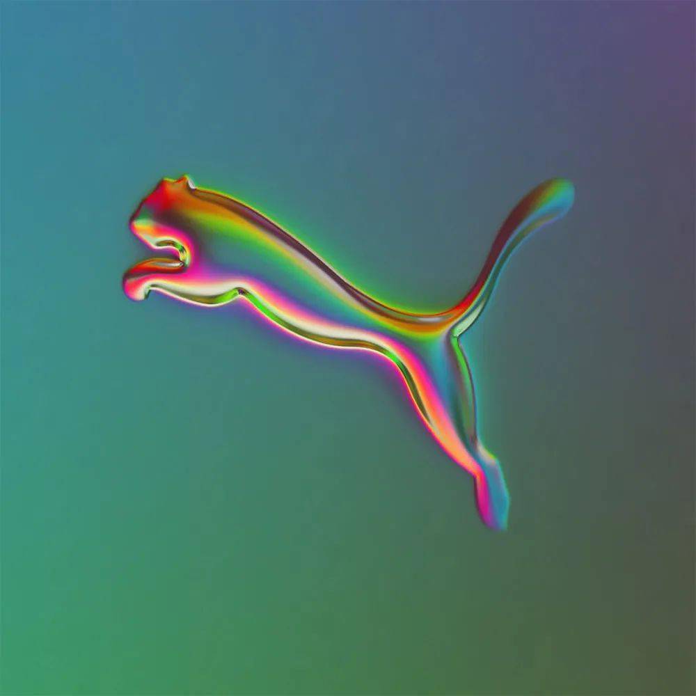 当世界流行logo画上镭射妆视觉效果酷炸天