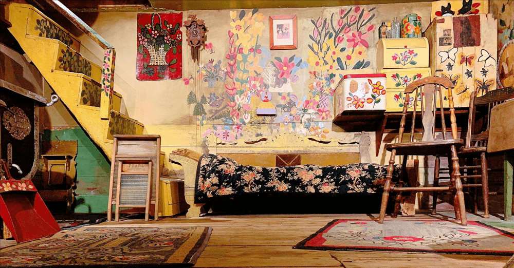 莫娣的小屋一角 如今是莫娣博物馆▲ 莫娣的小屋一角时光过去50年