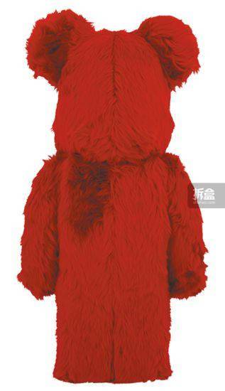 原文BE@RBRICK ELMO COSTUME VER.2.0 潮玩积木熊BEARBRICK