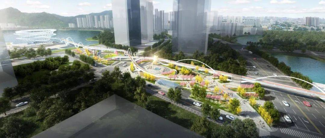 期待!新区又要新建一座人行景观桥!_环湖路