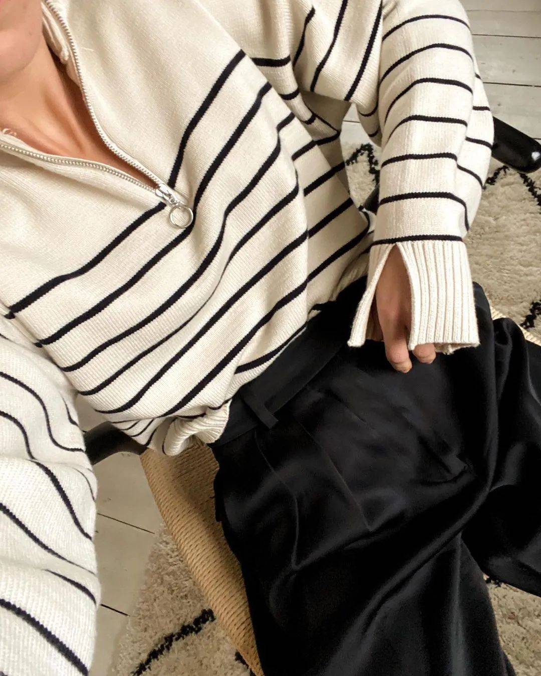 条纹 秋冬必买的毛衣，今年推荐这件！