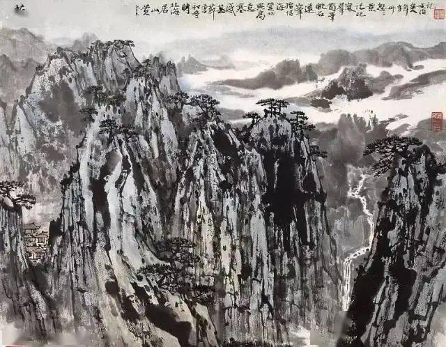 宋文治的黄山图叹为观止